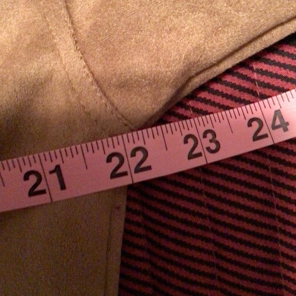 Womens Forever 21 Faux Suede Fringe Jacket - Picture 6 of 7